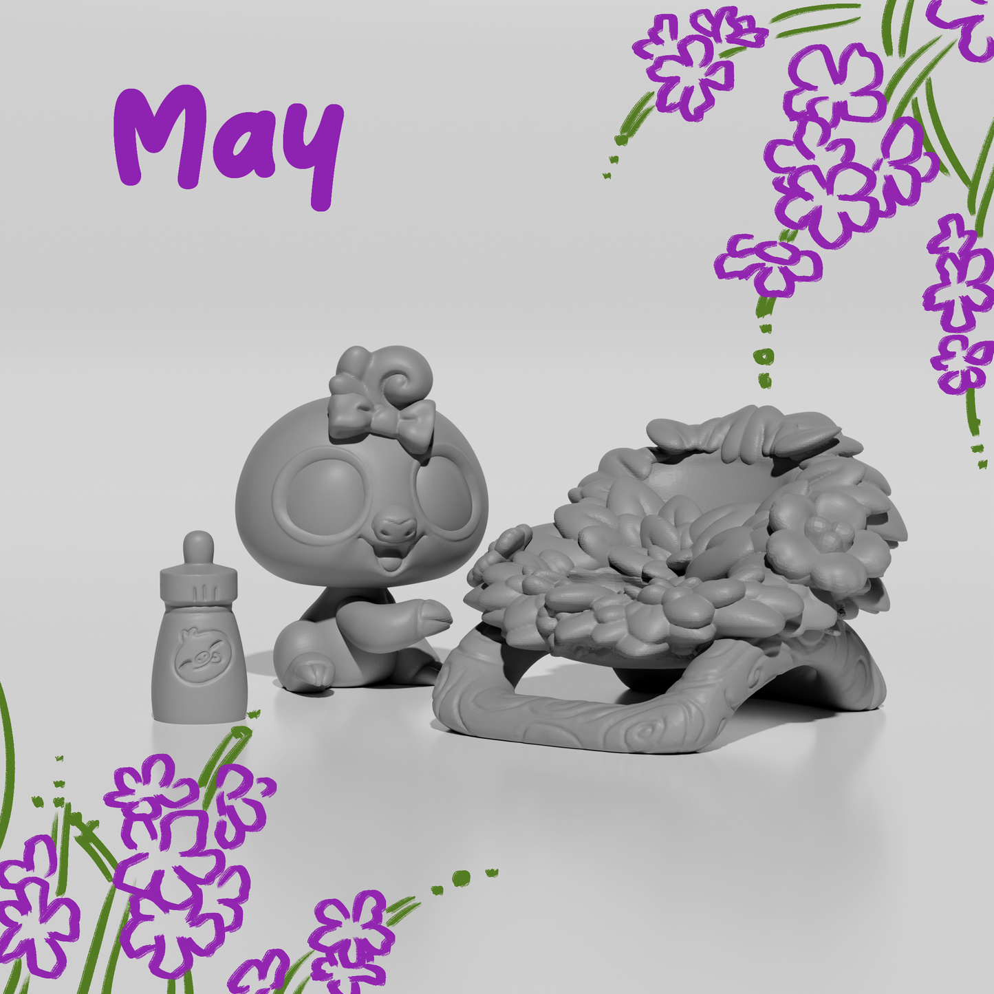 Dahlia and Duranta the Dwarf Sloths