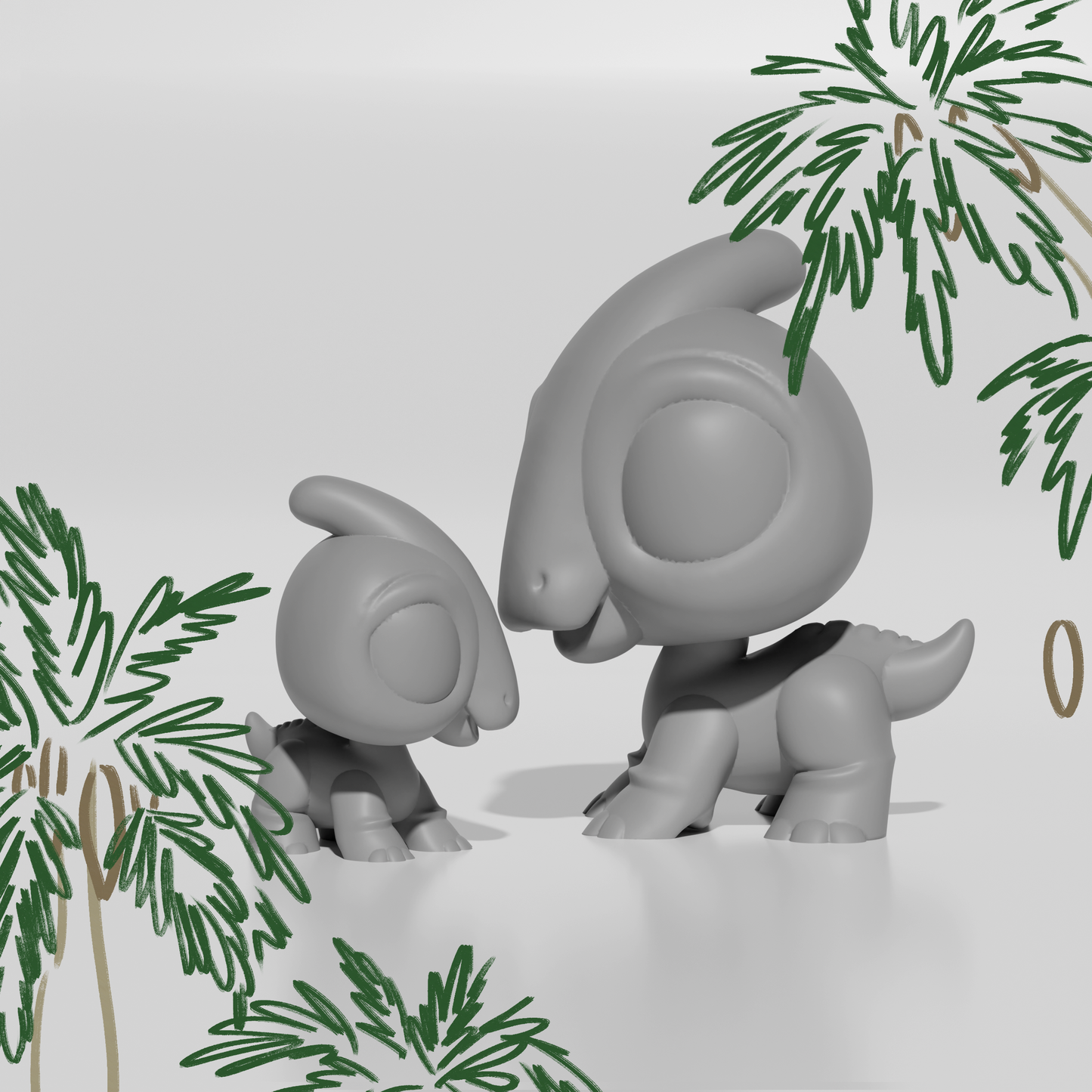 Paschal the Parasaurolophus