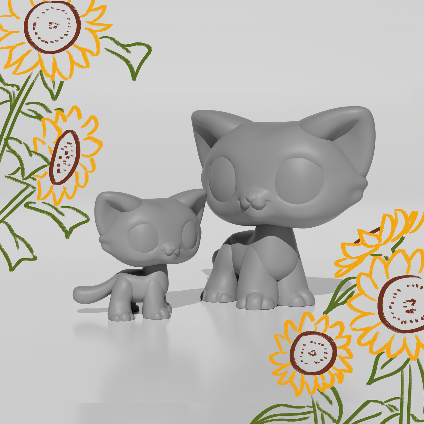 Sunflower the Sand Cat