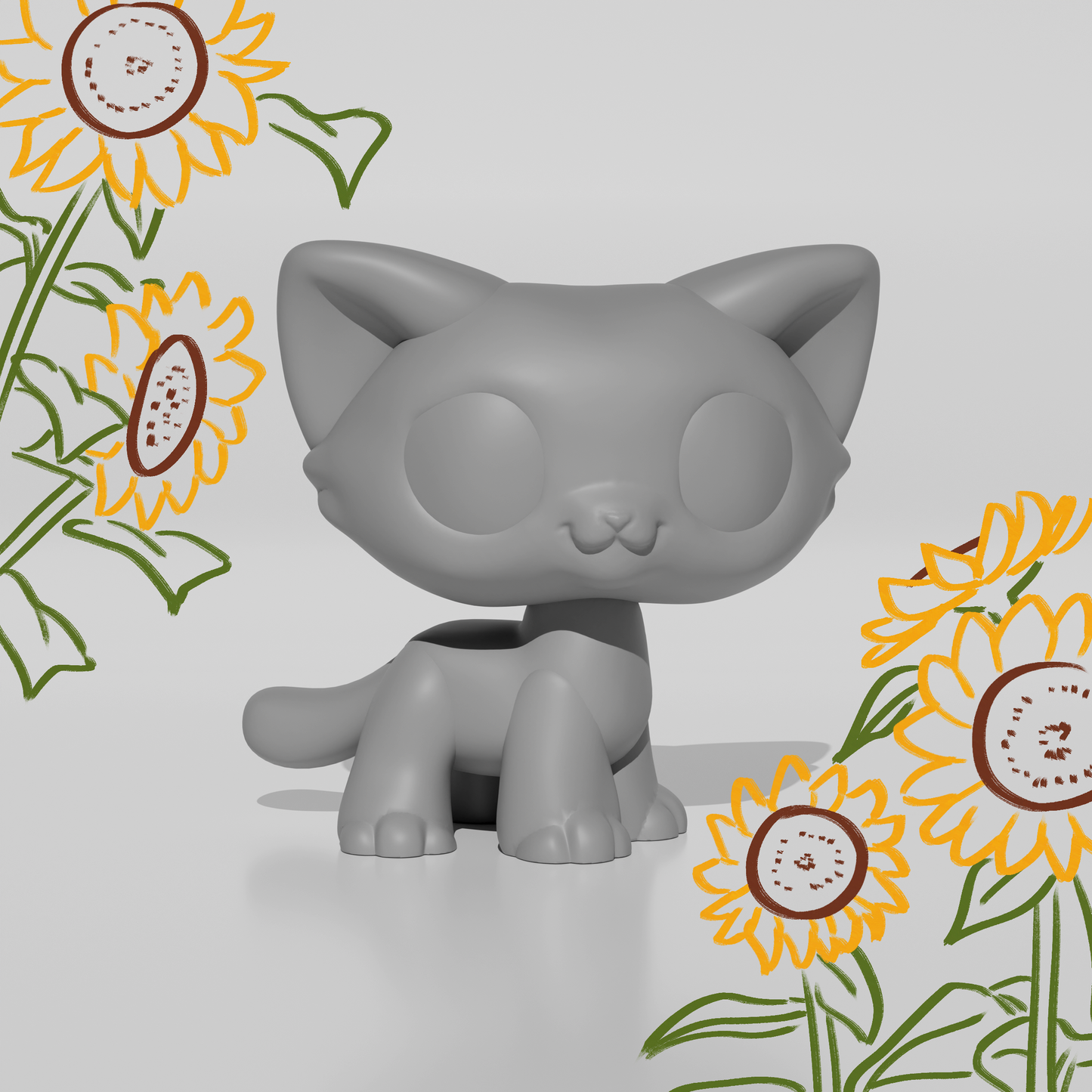 Sunflower the Sand Cat
