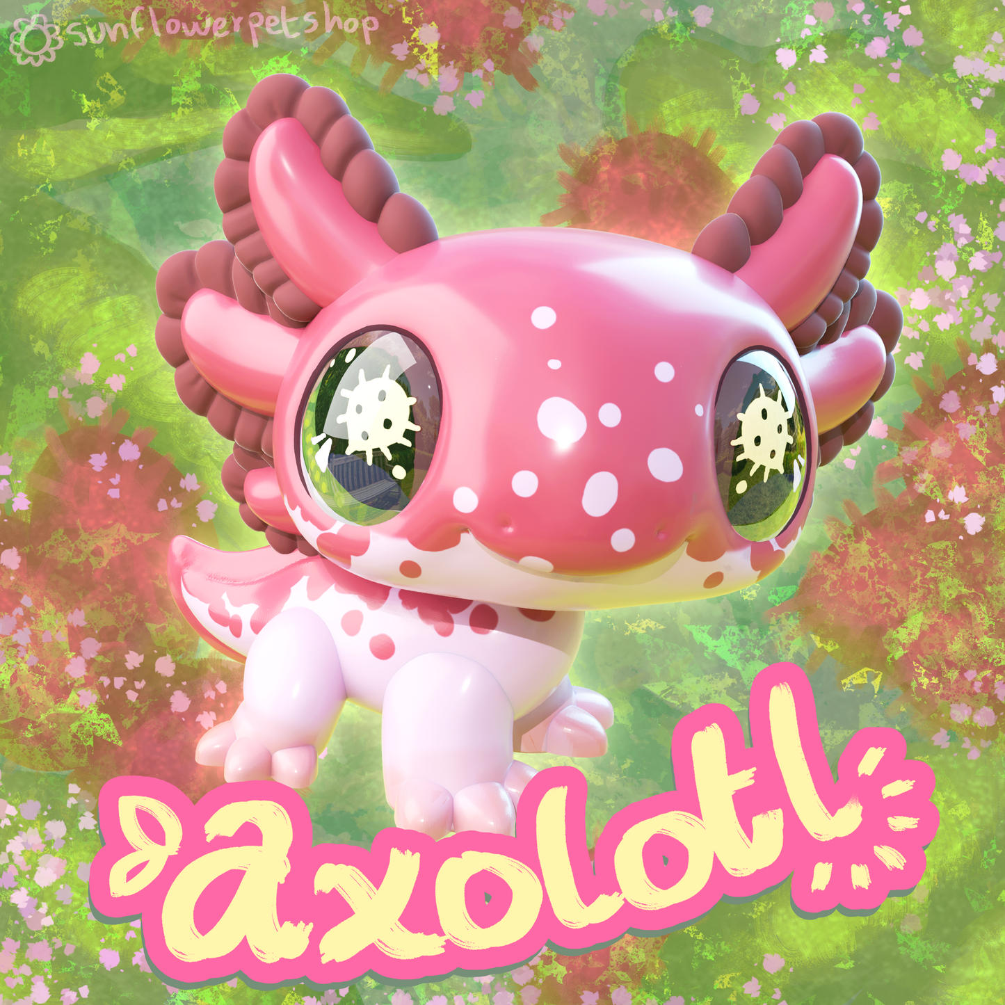 Achiote the Axolotl