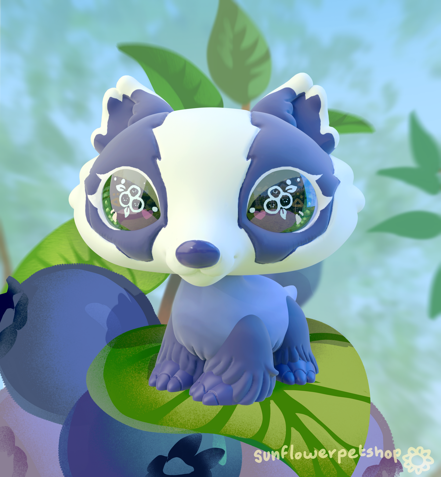 Blueberry the European Badger