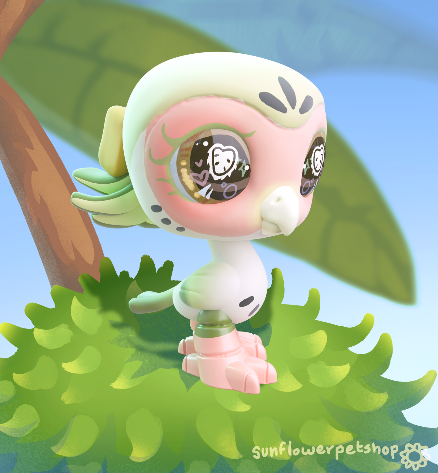 Soursop the Secretary Bird