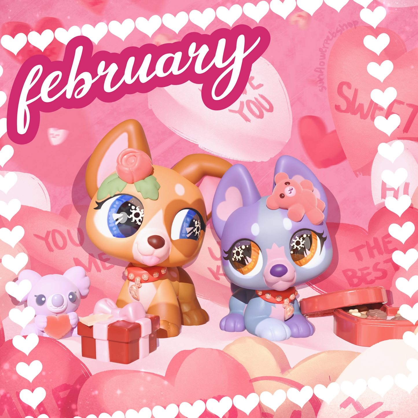 Agave and Aloe the Australian Cattle Dogs