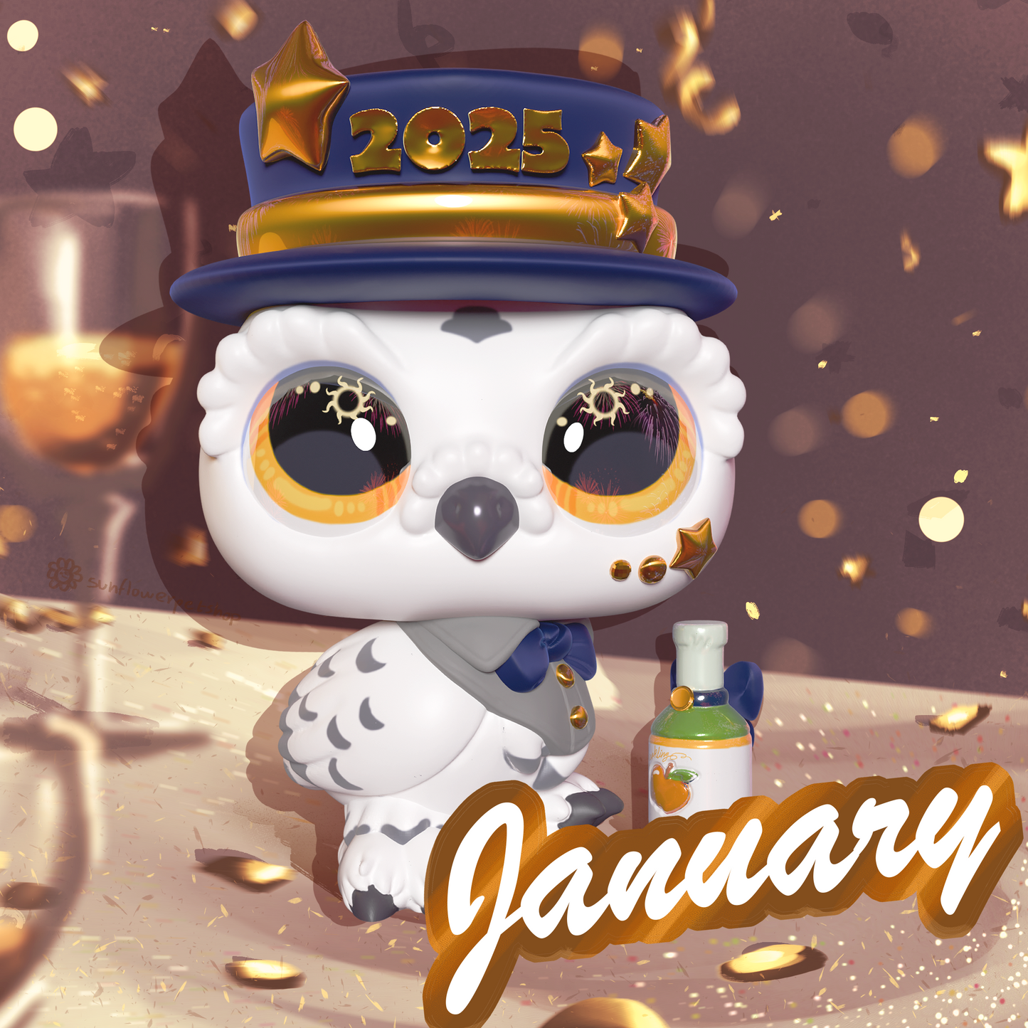 Sweet Box the Snowy Owl