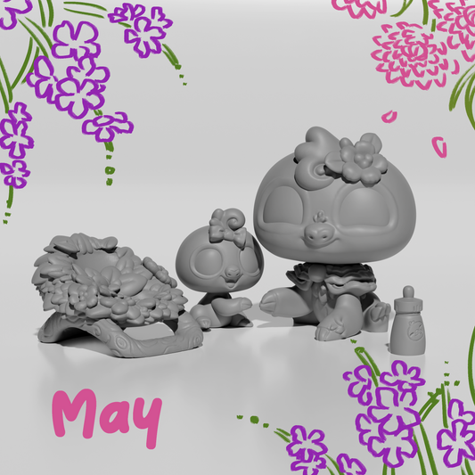 Dahlia and Duranta the Dwarf Sloths