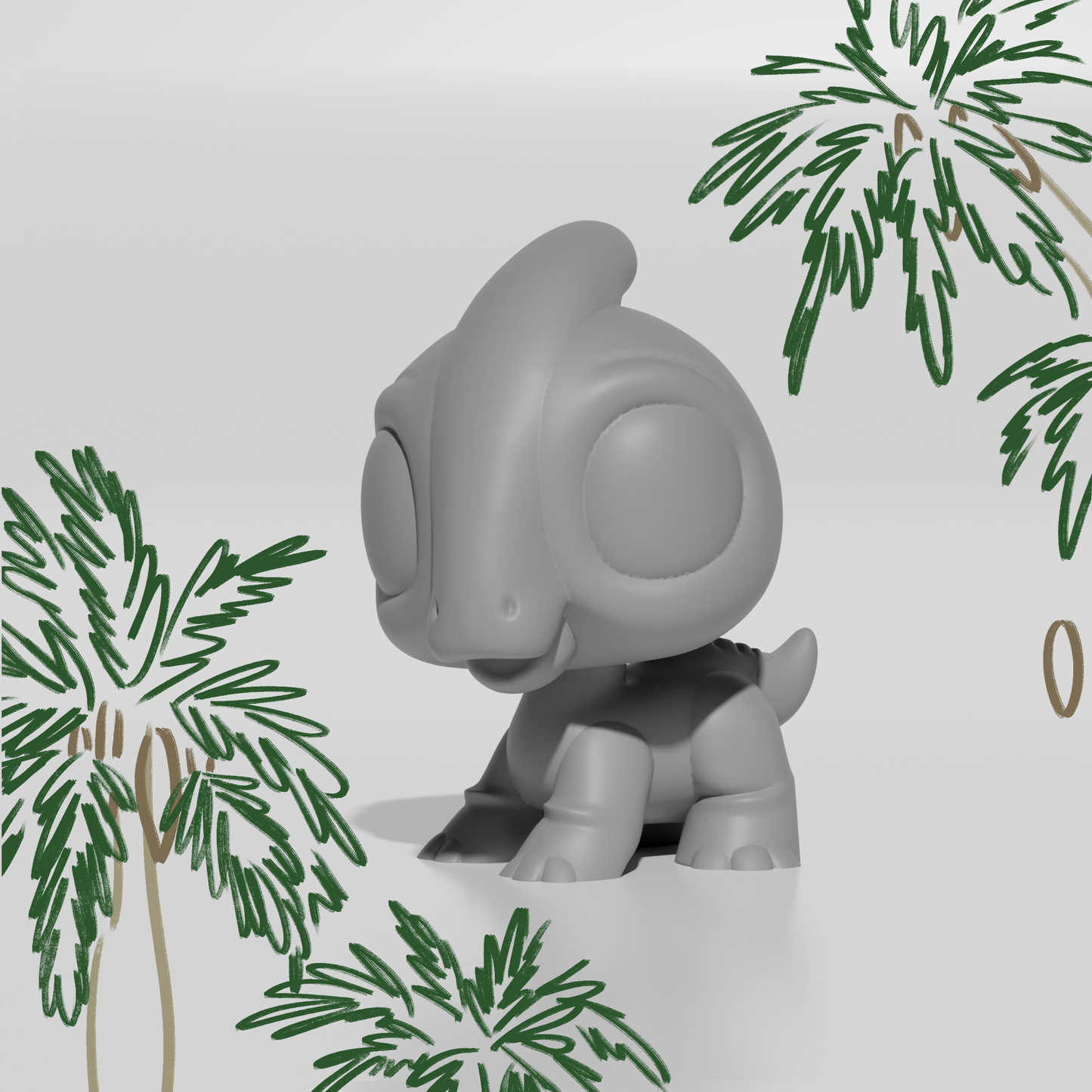 Paschal the Parasaurolophus