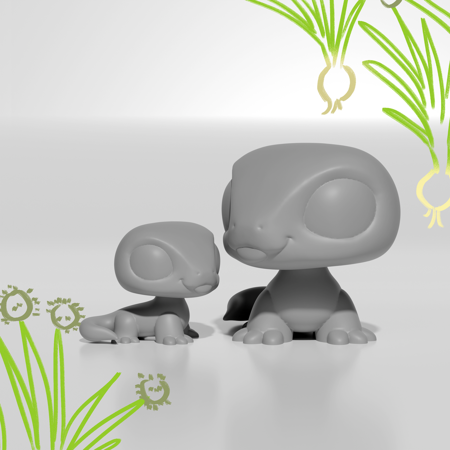 Scallion the Blue-tongued Skink