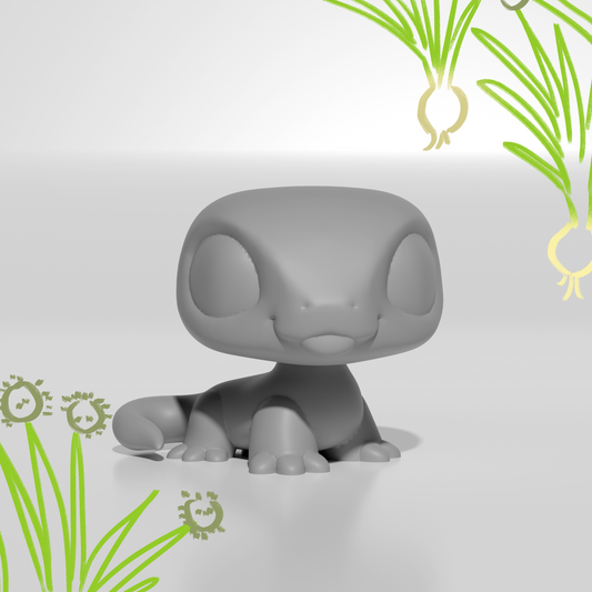 Scallion the Blue-tongued Skink